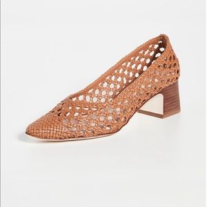 Loeffler Randall Imogene Woven Leather Pumps